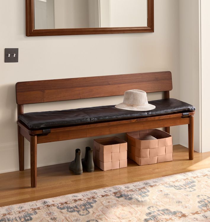 Dolores Leather Bench