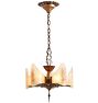 Art Deco 5-Light Slipper Shade Chandelier-Circa 1930s