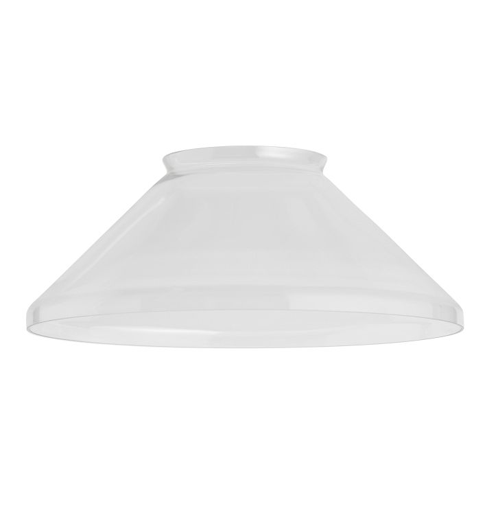 15" Eastmoreland Cone Shade - 6" Fitter - Clear