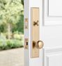 Raegan Knob Exterior Bronze Door Set