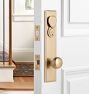 Raegan Knob Exterior Bronze Door Set