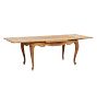 Antique French Provincial Extendable Oak Dining Table with Parquet Top