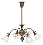 Antique Victorian 4-Light Chandelier