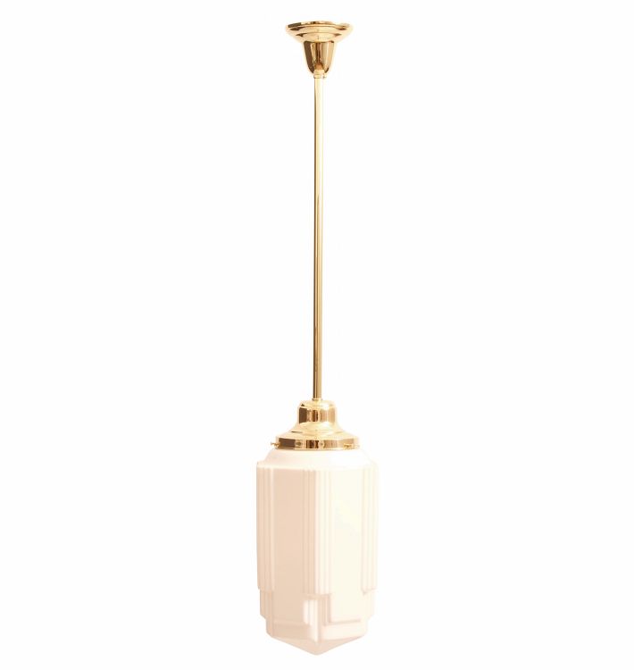 Vintage Art Deco Skyscraper Pendant