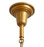 Vintage 4-light Classical Revival Bare Bulb Chandelier
