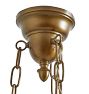 Vintage Classical Revival Camphor Glass Bowl Chandelier