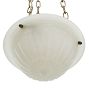 Vintage Classical Revival Camphor Glass Bowl Chandelier