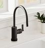 West Slope Lever Handle Single Hole Kitchen Faucet