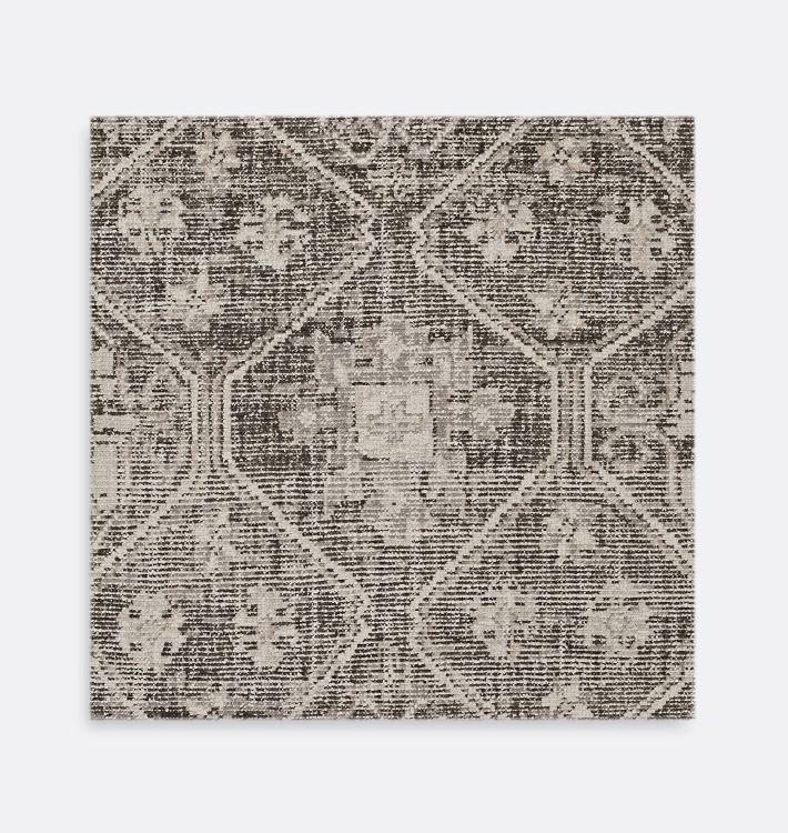 Elliot Hand-Knotted Rug - 18" X 18" Swatch - Charcoal