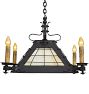 Monumental Arts Crafts Chandelier By Albert Sechrist Mfg Co Circa 1910