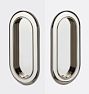 Pearson Pocket Door Set, Polished Nickel - Passage