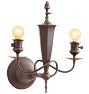 Pair of Antique Arts &amp; Crafts Double Sconces