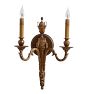 Pair of Vintage French Classical Revival Double Candle Sconces