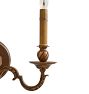 Pair of Vintage French Classical Revival Double Candle Sconces