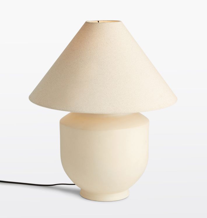 Emeretta Buffet Lamp - Ivory