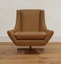 Parkrose Leather Swivel Chair