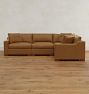 Sublimity Leather 4-Piece Sectional Sofa