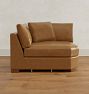 Sublimity Leather Wedge Corner Sectional Component