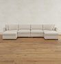 Wrenton 6-Piece Double Ottoman Sectional Sofa