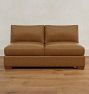 Wrenton Leather Armless Sofa Sectional Component