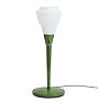 Vintage Mid-Century Green Torchiere Table Lamp