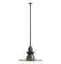 Vintage Industrial Radial Wave Pendant