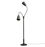 Vintage Mid-Century Double Gooseneck Floor Lamp