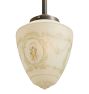 Rose City Pendant with Vintage Classical Revival Cameo Shade