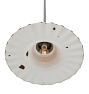 Vintage Industrial Radial Wave Pendant