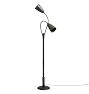 Vintage Mid-Century Double Gooseneck Floor Lamp