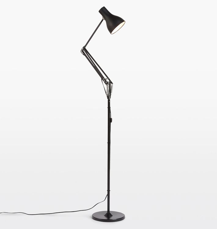 Anglepoise Type 75 Floor Lamp, Jet Black