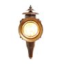 Vintage Nautical-Style Brass Lantern Sconce