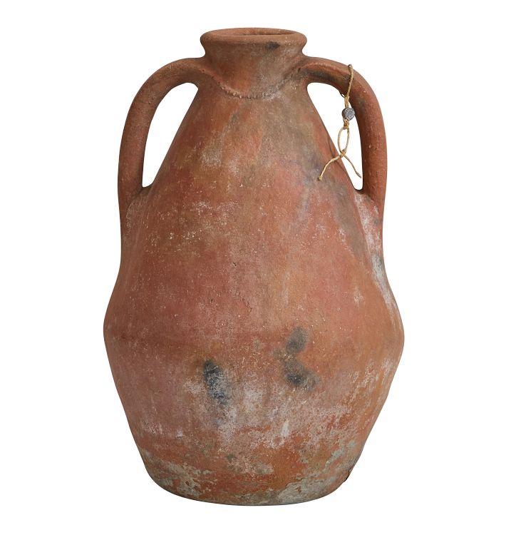 Vintage Turkish Terra Cotta Storage Vessel