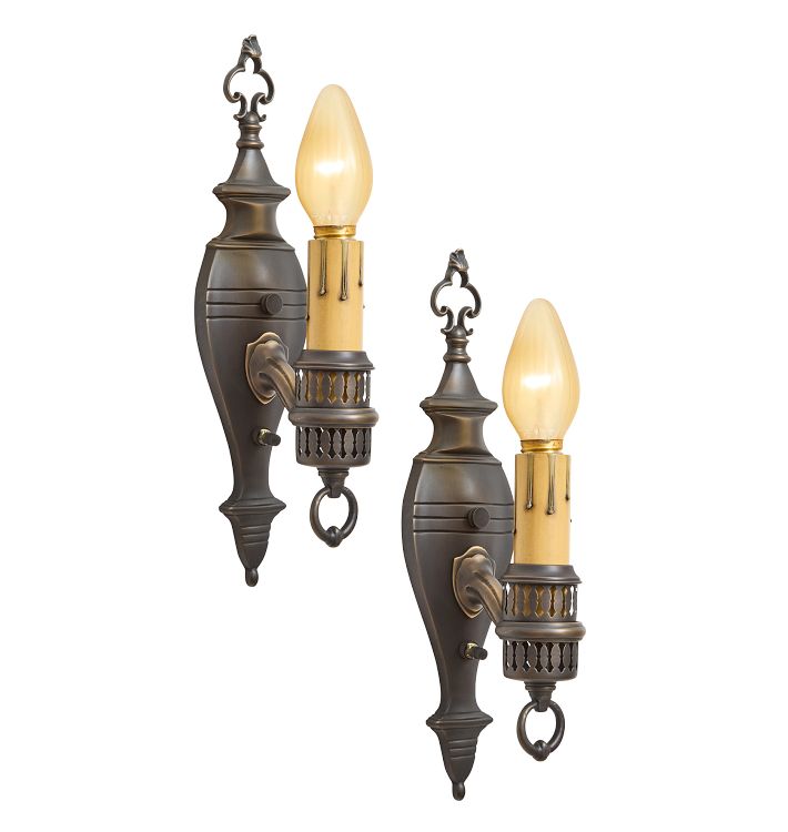 Pair of Vintage Candle Sconces