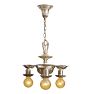 Antique Silver Plated Classical Revival Chandelier