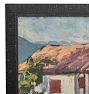 Vintage Signed Basque Village Scene Painting