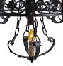 Weighty Tiered Cast Iron Romance Revival Candle Chandelier