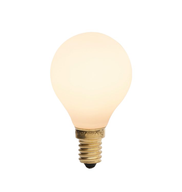 LED Tala Porcelain I G16.5 Matte White 3W Bulb