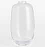 Audrey Tall Oval Glass Vase, Clear Glass