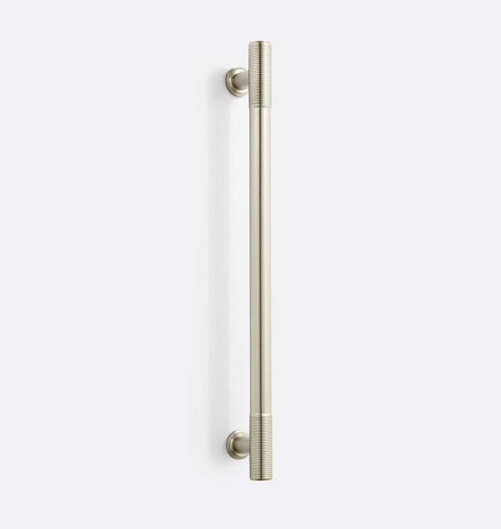 Paulson Appliance Pull, 12" - Brushed Nickel