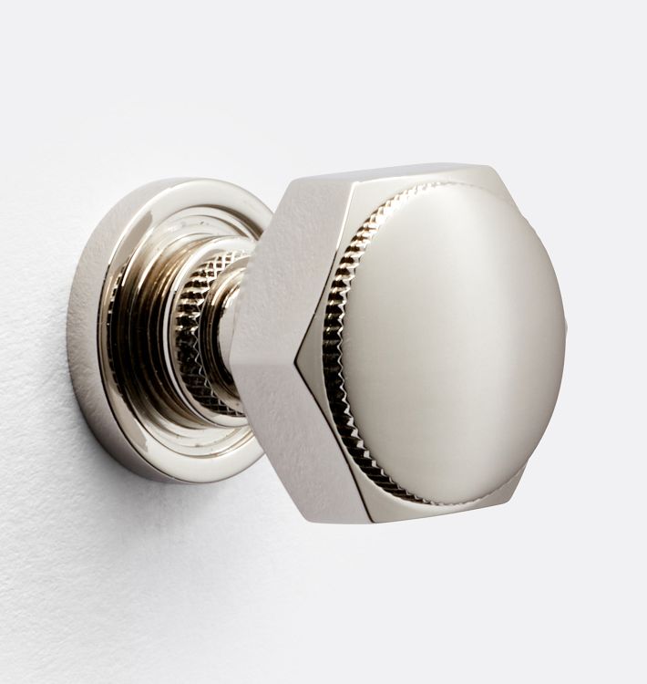 Hassalo Cabinet Knob, Polished Nickel