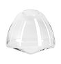 12in Clear Neckless Pointed Dome Shade