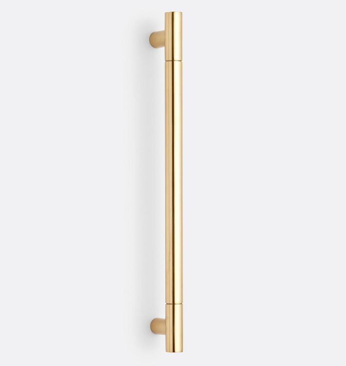 Barker Appliance Pull, 12" - Aged Brass
