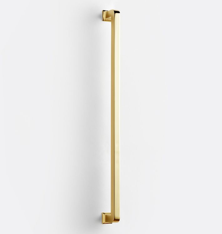 OPEN BOX Mission Appliance Pull, 18" - Unlacquered Brass
