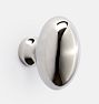 Medium Oval Cabinet Knob, Polished Nickel