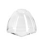 9in Clear Neckless Pointed Dome Shade