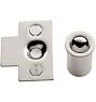 Cabinet Door Ball Catch, Polished Nickel