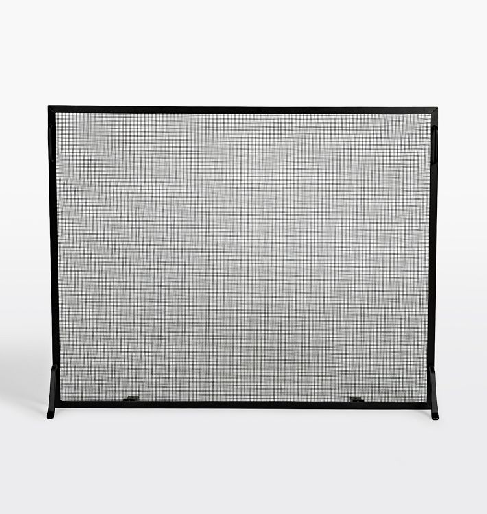 Flat Fireplace Screen