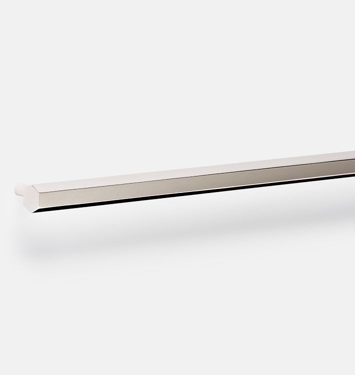 Canfield Drawer Pull, 12" - Polished Nickel