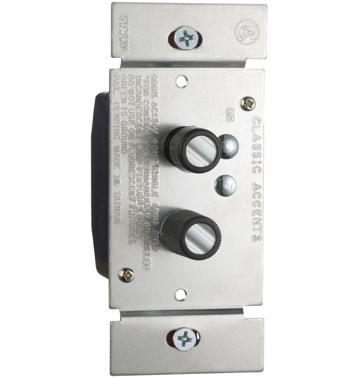 Single Push-Button 3-Way Dimmer, 600W